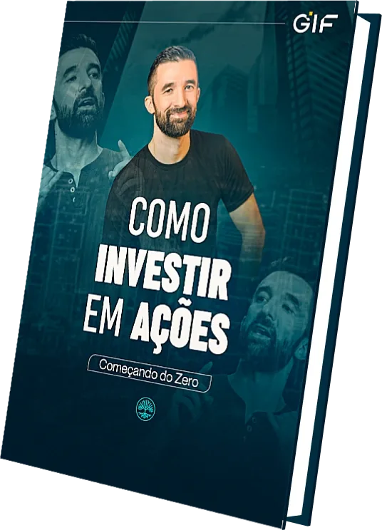 Mockup do ebook: como investir em ações começando do zero